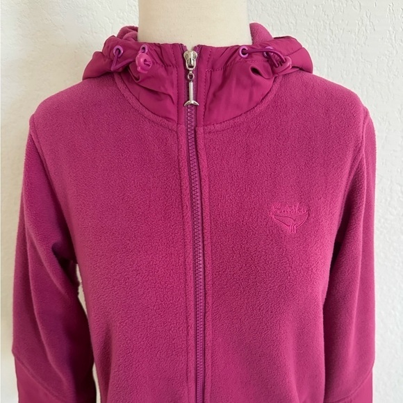 Alaska Unisex Pink Fuchsia Hooded Outdoors Sweatshirt Size‎ Small NWT - Picture 1 of 14